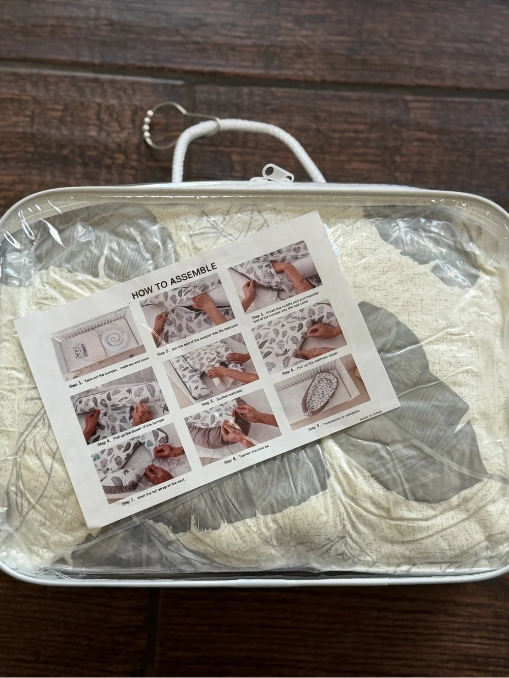 QM01 Padded Baby Support Cushion - Portable Botanical newborn to 24 months nest